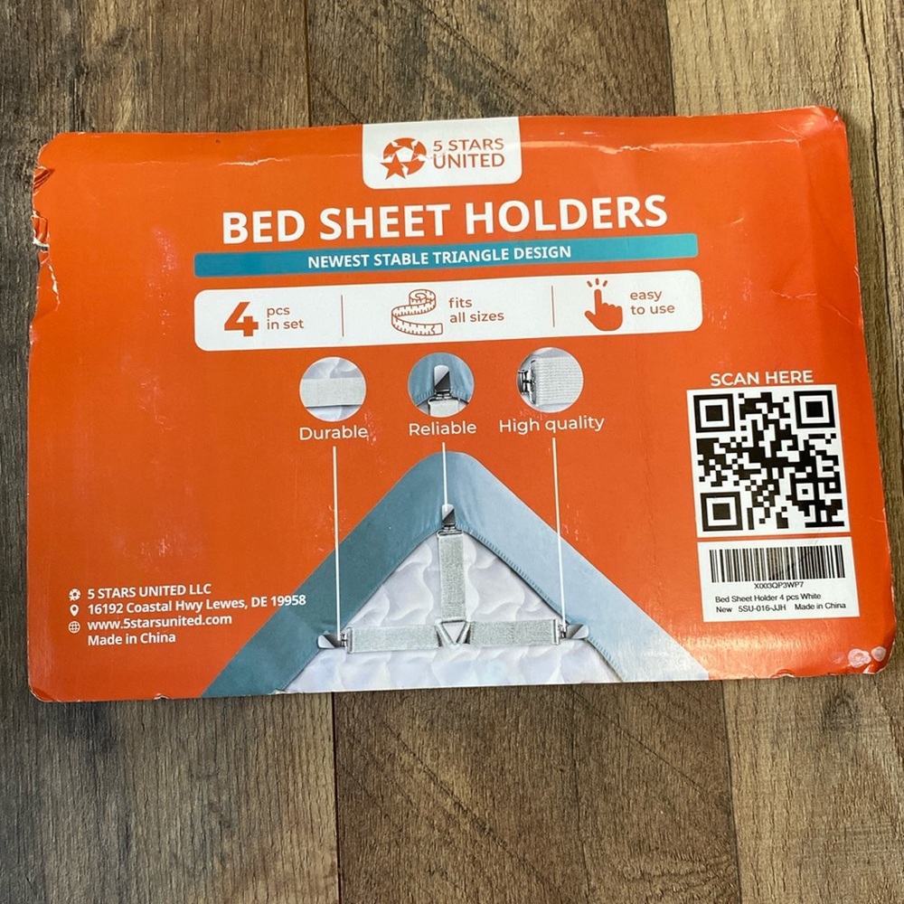NWT Bedd Sheet Holders